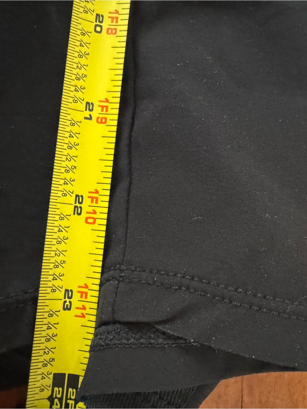 Athleta Black Tuxedo Stripe Nolita Slim Tapered Crop Pull On Pant, Size 14 - Picture 13 of 16